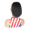 Comercio exterior pelo corto cabeza explosiva peluca cola de caballo pelo voluminoso rizado cola de caballo fibra química YAKI cordel de seda malla corta cola de caballo Item Picture